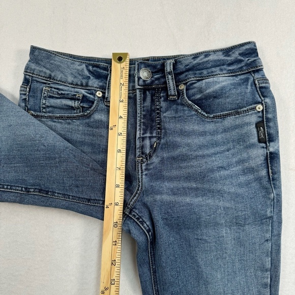 Silver Suki Skinny Jeans Womens Size 27X31 Medium Wash Mid Rise Stretch - Picture 10 of 12